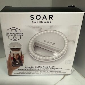 Clip-On Selfie Ring Light - White